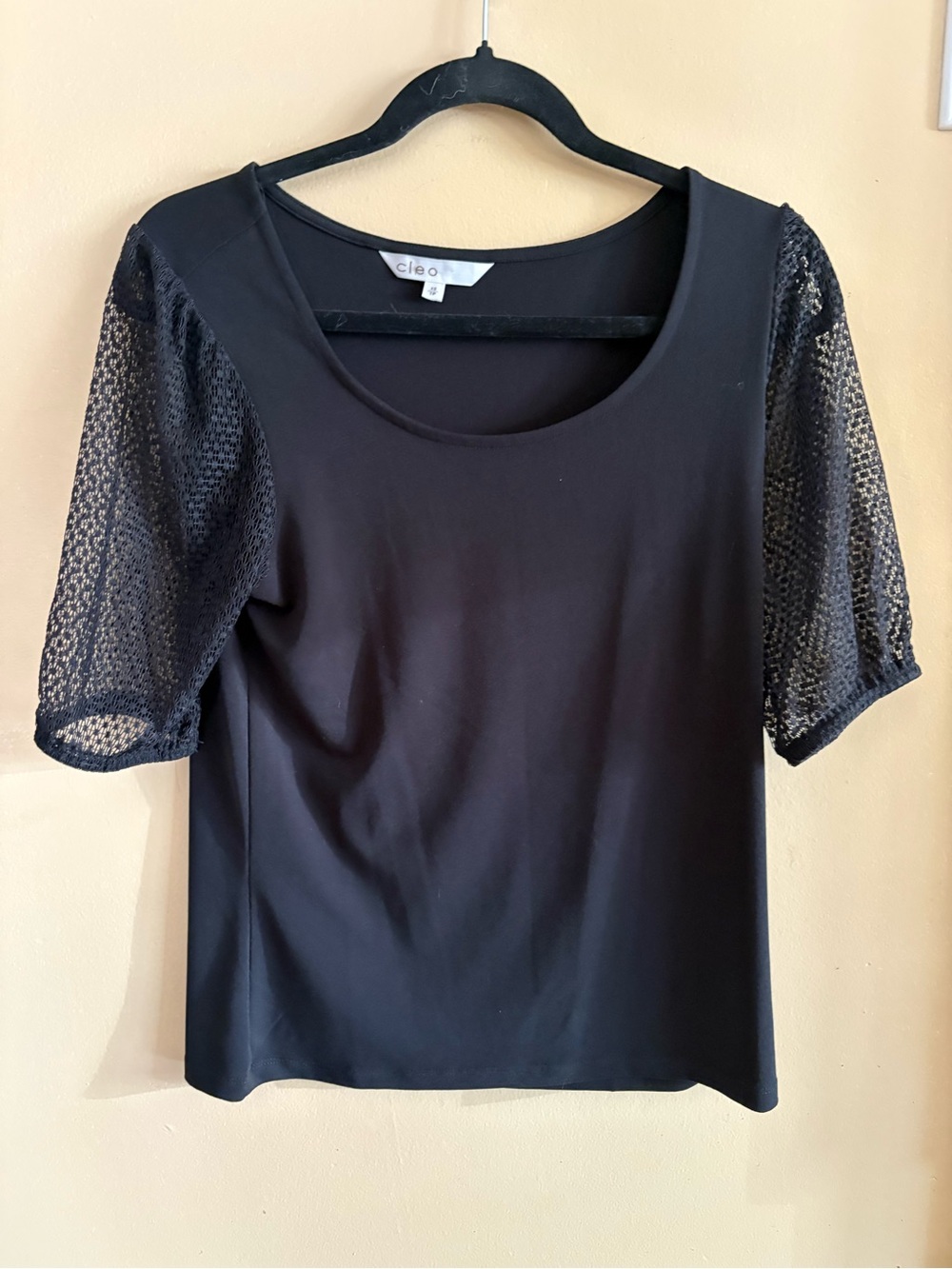 Cleo Black Top - XS - PTP 17-18"